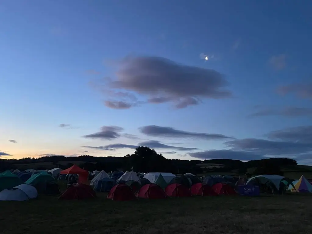 The night sky over The Hurdlestone challenge