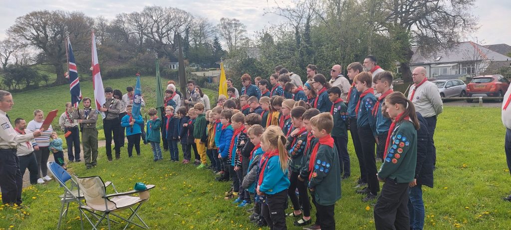 Highweek Scouts St. George's Day