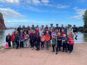 Highweek Scout Group camp at Watcombe
