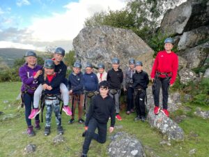 Highweek Scouts climbing on Dartmoor